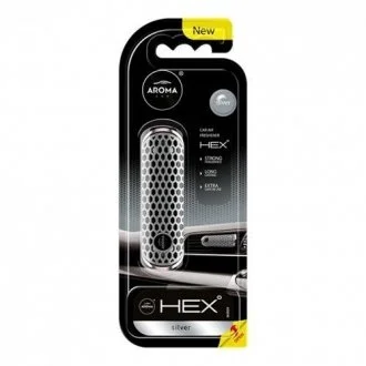 Ароматизатор на дефлектор Car HEX 10g - SILVER AROMA Aroma 83576