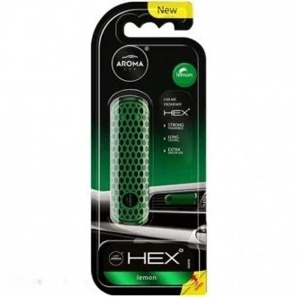 Ароматизатор на дефлектор Car HEX 10g - LEMON AROMA Aroma 83579