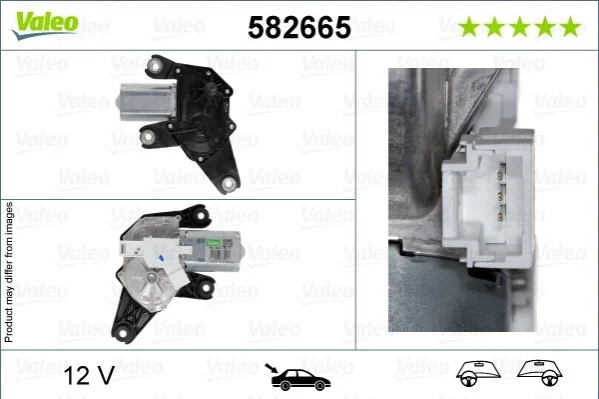Мотор стеклоочистителя VALEO Valeo 582665 (фото 1)
