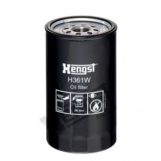 Фільтр масляний J.C.B. (Hengst) HENGST FILTER H361W