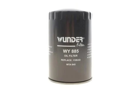 Фільтр масляний WUNDER WUNDER FILTER WY 885