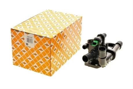 Термостат системи охолодження (83°C, в корпусі) VOLVO C30, S40 II, S60 II, S80 II, V40, V50, V60 I, V70 III CITROEN BERLINGO, BERLINGO MULTISPACE, BERLINGO/MINIVAN, C2, C3 I 1.4D/1.5D/1.6D 02.02- NRF 725163