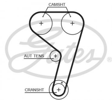 Ремень ГРМ Gates T354HOB