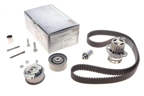 Комплект ременя ГРМ з помпою води HEPU PK06543