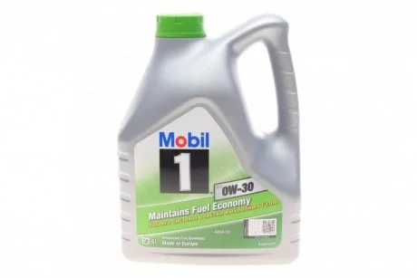 Олива 0W30 1 ESP (4L) (504.00/507.00/ PORSCHE C30/MB 229.31/229.51/229.52) MOBIL 153754