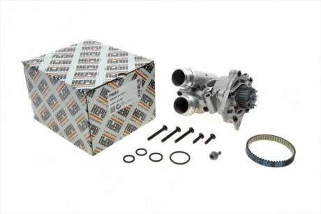 Фото 1 - помпа води Audi A3-A8/Skoda/Seat/VW 1.8-2.0FSI/TFSI 04- (з термостатом,датчиком t) HEPU P681 Помпа води Audi A3-A8/Skoda/Seat/VW 1.8-2.0FSI/TFSI 04- (з термостатом,датчиком t) HEPU P681 (фото 1)