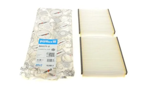 Фільтр салону Alfa Romeo 147/156/GT 01-10 (к-кт 2шт.) Purflux AH177-2