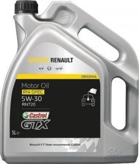 Олива моторна GTX RN-SPEC 5W-30 RN 720 (5 Liter) CASTROL 15CFA6