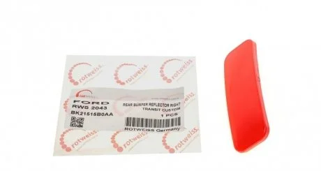 Світловідбивач бампера (заднього) Ford Transit 12- (R) ROTWEISS RWS2043