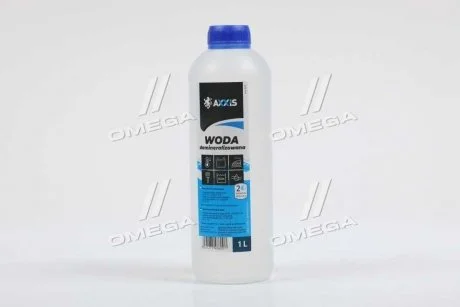 Вода дистильована 2-е очищення (тверда каністра 1л) <AXXIS> AXXIS Польша Ax-829