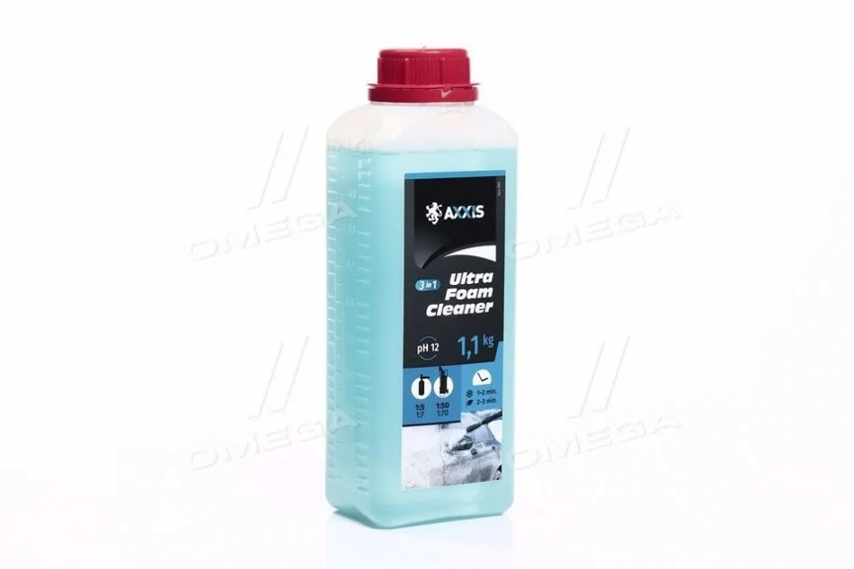 Активна піна AXXIS Ultra Foam Cleaner 3 в 1 (каністра 1л) AXXIS Польша Axx-392 (фото 1)