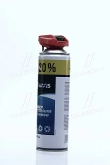 Мастило-спрей біла літієва (носик) +20 500ml <AXXIS> AXXIS Польша G-2014C-500
