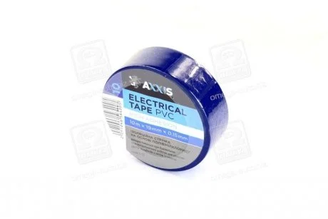 Ізоляційна стрічка синя 19mm * 10 <AXXIS> AXXIS Польша ET-912 Blue
