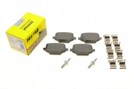 Колодки гальмівні (задні) Opel Combo 18-/Citroen Berlingo/Peugeot Partner 18- (TRW) Q+ TEXTAR 2076401