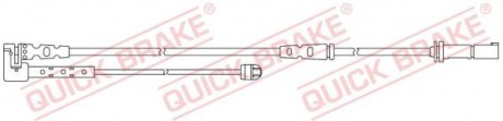 Датчик зносу,гальм.колодки QUICK BRAKE WS 0431 A