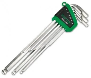 Комплект шестигранних ключів TOPTUL Toptul GSN-09EB