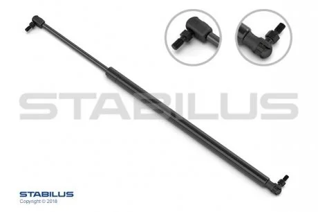 Газова пружина (10мм/22мм, L max-885мм, L2-400, 500Н) DEUTZ FAHR 7210 TTV, 630 TTV, L 720 LAMBORGHINI R 6.190 DCR VRT, R 7.210 DCR SAME 210 DCR, 190 STABILUS 095605
