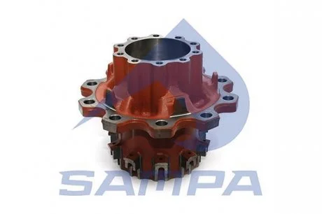 Ступица колеса, DAF, 24,9/148x148/381/294,5, Ступица без подшипников SMP SAMPA 051.166