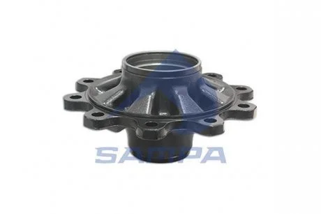 Ступица колеса, BPW, M125x2/21,9/110x130/381/193,25, без подшипников SMP SAMPA 070.100