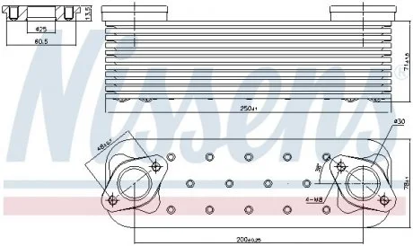 Масляний радіатор NS NISSENS 90827