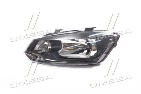Фара левая VW Polo (14-) с корректором (H4) TYC 20-E750-05-2B