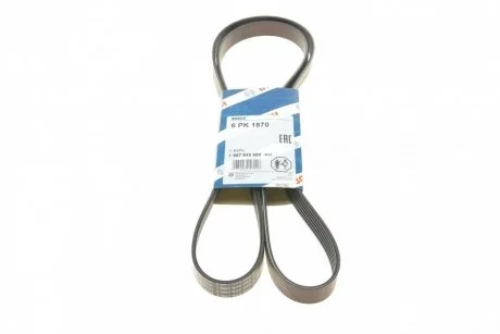 Ремінь генератора Audi/BMW/Chevrolet/MB/ Opel (6PK1870) BOSCH 1987945980