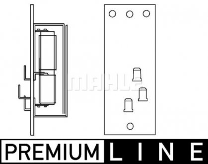 Регулятор пічки, MAN F 90/M 90 MH = 9ML 351 332-151 MAHLE / KNECHT ABR 83 000P