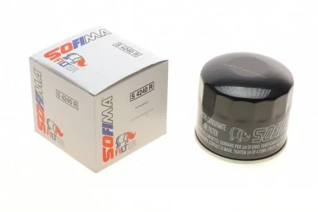 Фільтр масляний Kia Opirus/Mitsubishi Lancer/Mazda 323/626 1.7-2.2 80- SOFIMA S 4240 R