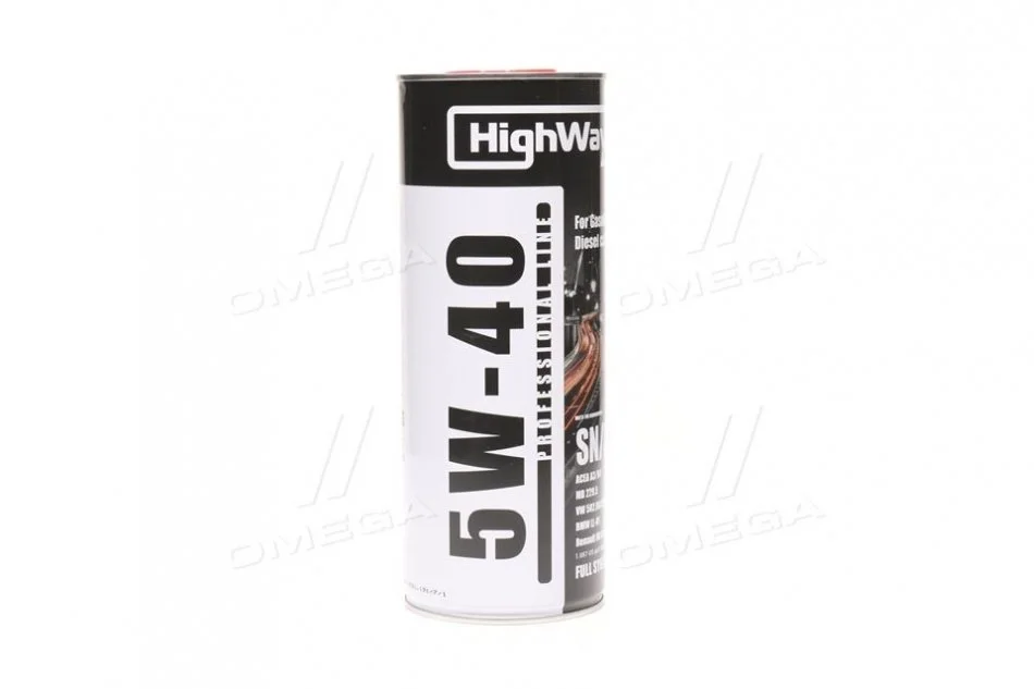 Олива моторн. 5W-40 SN/CF (Канистра 1л) HighWay 10027 (фото 1)