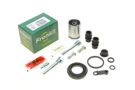 Ремкомплект супорта (заднього) Mini Cooper 10-16 (d=38) (+поршень/направляюча) (Trw) FRENKIT 738099