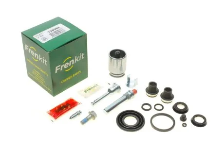 Ремкомплект супорта (заднього) Opel Astra G/Zafira 96-09 (d=36mm) (Bosch) (+поршень/направляюча) FRENKIT 736082