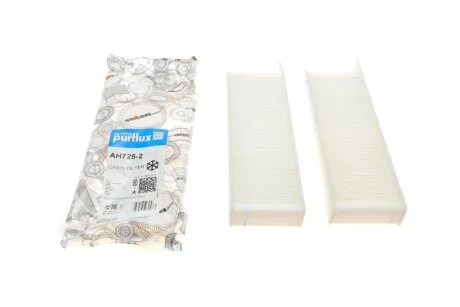 Фильтр салона Citroen C4 20-/Opel Corsa F 19- (к-кт 2шт) Purflux AH725-2