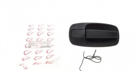 Ручка дверей (бічних/ззовні) Renault Trafic/Opel Vivaro 01- (R) ROTWEISS RWS2291