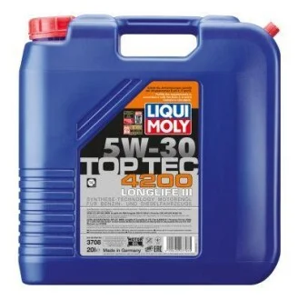 Моторна олива Top Tec 4200 / 5W30 / 20 л. / (ACEA C3, API SN/CF) LIQUI MOLY 3708
