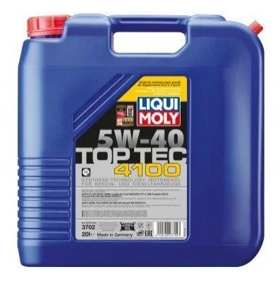 Масло моторное Liqui Moly Top Tec 4100 5W-40 (20 л) LIQUI MOLY 3702 (фото 1)