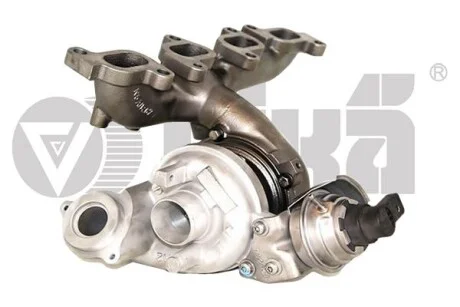 Турбокомпресор з випускним колектором Skoda Octavia (04-13) / VW Caddy (10-15,15 -), Golf (05-13,11 -), Passat (10-14), Tiguan (07-) Vika 22531571801