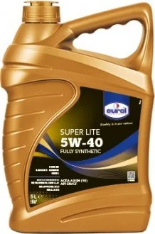 EUROL 5л Super Lite 5W-40 Масло синт. ACEA A3/B4, API SN/CF, MB 229.1 МВ229.3, VW502.00/505.00, GM-LL-B-025, BMW LL-98, Renault RN 0700/0710 Eurol 001269