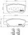 Гальмівні колодки дискові зад. Citroen C4/ Jeep Compass, Patriot/ Mitsubishi Lancer, Outlander, Pajero/ Peugeot 4007 1.6-3.8V6 04.00- Hella pagid 8DB 355 010-811 (фото 2)