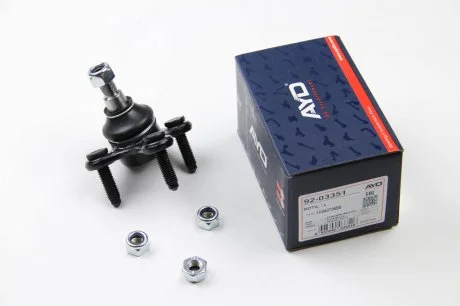 Опора кульова ліва (кон 15.4*20.2) VW TOURAN (03-), JETTA (04-), T-ROC (17-), PASSAT B7 (10-) Ayd 92-03351