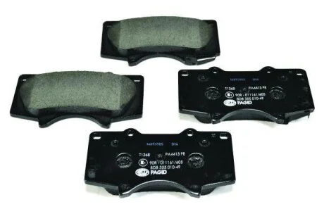 Тормозные колодки перед. Toyota Land Cruiser/Hilux VII/Lexus GX/ MITSUBISHI PAJERO 01- (sumitomo) HELLA PAGID Hella pagid 8DB355010-491