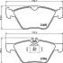 К-кт колодок перед. Mercedes E-Series (W211)/SLK-Series (W170)/CLK-Series (W208)/E-Series (W210)/Chrysler Crossfire (95-09) Hella pagid 8DB 355 007-861 (фото 2)