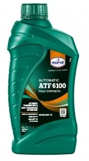 1л ATF6100 Масло трансмиссионное для АКПП DEXRON VI DEXRON III - DEXRON IIE, Toyota WS, Mercon LV, Mercon SP Eurol 005670