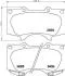 Тормозные колодки перед. MITSUBISHI PAJERO/TOYOTA FJ CRUISER/LAND CRUISER 2.7-4.7 01- HELLA PAGID Hella pagid 8DB355014-121 (фото 2)