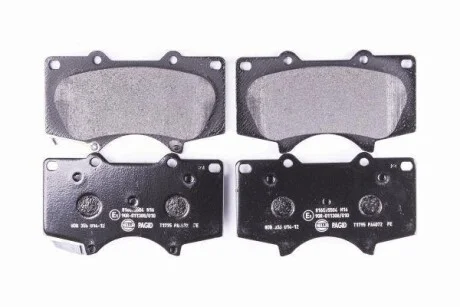 Тормозные колодки перед. MITSUBISHI PAJERO/TOYOTA FJ CRUISER/LAND CRUISER 2.7-4.7 01- HELLA PAGID Hella pagid 8DB355014-121