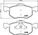 Колодки гальмівні дискові передние Mazda Tribute 2.0, 3.0 (06-08)/Ford KA 1.2, 1.3 (08-) Nisshinbo NP5028 (фото 1)