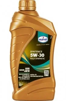 EUROL 1л Syntence 5W-30 Масло синт. ACEA C3 A3/B4, VW504.00/507.00, MB 229.51, BMW LL-04, Porsche C30 Eurol 004598