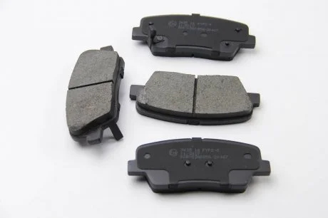 Гальмівні колодки зад. Santa Fe II/III 06-/Sorento II/III 09- (mando) (117x48,3x15,5) Bremsi BP3435