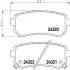 Гальмівні колодки зад. Hyundai Accent/Kia Rio/Ceed 05- (mando) HELLA PAGID 8DB355006-961 Hella pagid 8DB 355 006-961 (фото 2)