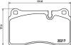 Тормозные колодки перед.RANGE ROVER III/RANGE ROVER SPORT 2.7D-4.4 05-13 HELLA PAGID Hella pagid 8DB355013-201 (фото 2)