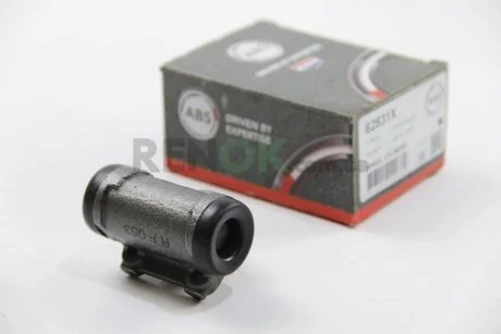 Гальмівний циліндр колісний задн. C-Elysee/Xsara/ZX/301/206/306/Twingo/Clio/19/5 85- A.B.S. A.B.S. 62831X